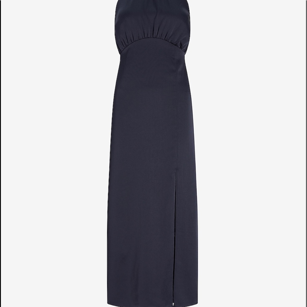 New Satin Halter Dress